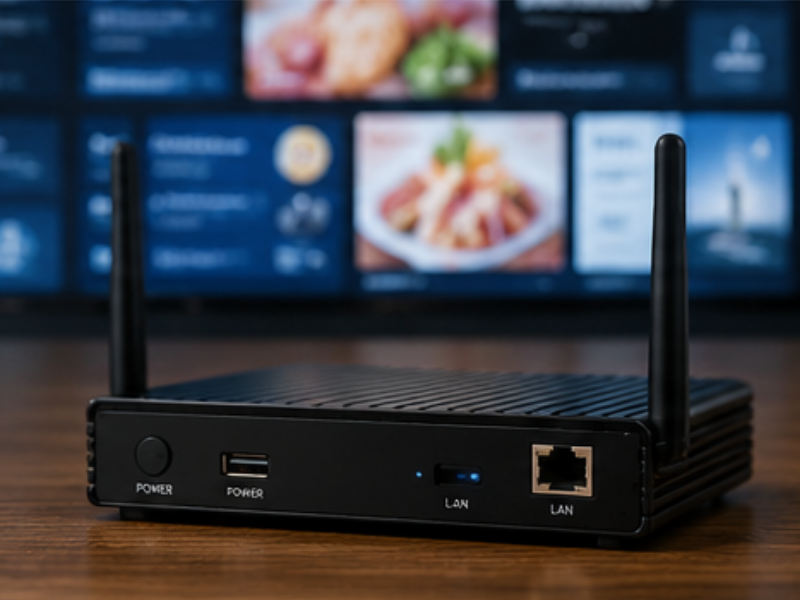 Media player para administración de contenido de señalización digital | G4 Technology